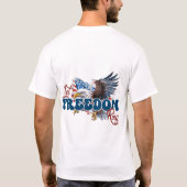 Laat vrijheid Ring T-shirt (Achterkant)