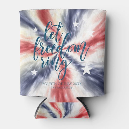 Laat vrijheid Ring | Vierde trimester juli Blikjeskoeler (Voorkant)