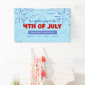 Laat Vrijheid Schitteren! - 4 juli Spandoek (Insitu)