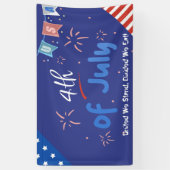Laat vrijheid schitteren! spandoek (Verticaal)