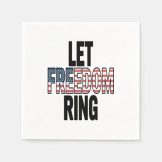Laat vrijheid virale luiheid klinken servet