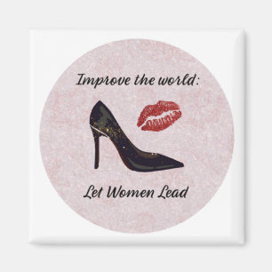 Laat vrouwen leiden magneet