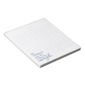 "Laat wat je vandaag doet genoeg zijn" Notitieblok (Schuin)