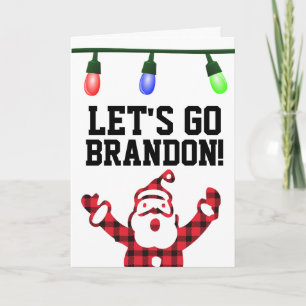 LAA'T WE BRANDON GAAAN! ANTI-BIDEN KERSTKAARTEN KAART