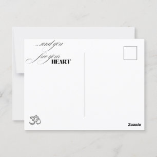 Laat woede los - Boeddha Mindfulness Quote T-Shirt Briefkaart