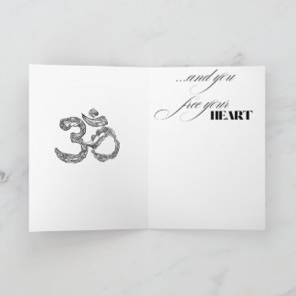 Laat woede los - Boeddha Mindfulness Quote T-Shirt Kaart