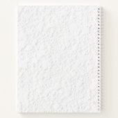 Laat woorden bloeien - Geperste bloemenschrift Notitieboek (Achterkant)