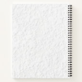 Laat woorden bloeien – Persbloem journaal voor sch Notitieboek (Achterkant)