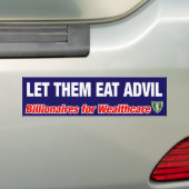 LAAT ZE ADVIL SLIKKEN BUMPERSTICKER (Op auto)