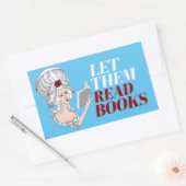 Laat ze boeken lezen rechthoekige sticker (Envelop)
