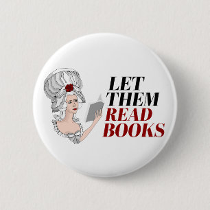 Laat ze boeken lezen ronde button 5,7 cm