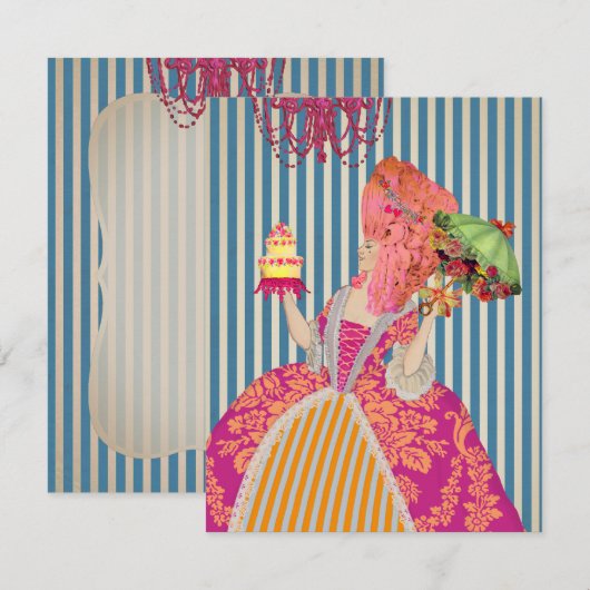 Laat ze cake eten (beschikbare opties) - (Voorkant / Achterkant)