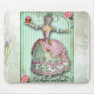 Laat ze Cake eten...mousepad Muismat