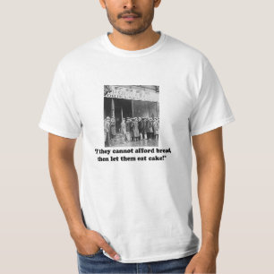 "Laat ze cake eten" T-shirt