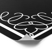 "Laat ze Cake eten" Weddenschap afdrukken Poster (Hoek)