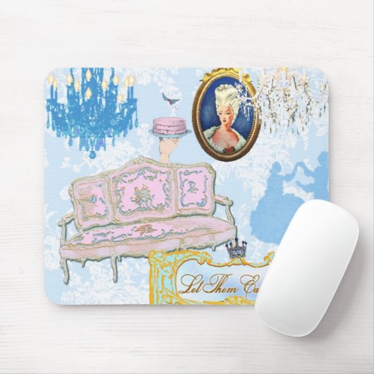 Laat ze Cake Mousepad eten - Gepersonaliseerd Muismat (Met muis)