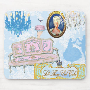 Laat ze Cake Mousepad eten - Gepersonaliseerd Muismat