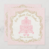 Laat ze de Birthday-feest eten Kaart (Voorkant / Achterkant)