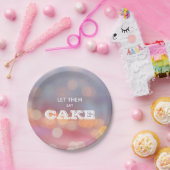 Laat ze de Birthday-feest eten Papieren Bordje (Feest)