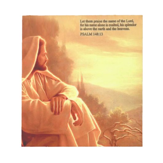 Laat ze de naam van de Heer opvoeden..Psalm:148 Notitieblok (Voorkant)