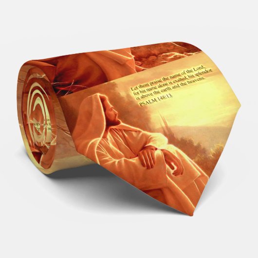 Laat ze de naam van de Heer opvoeden...Stropdas Stropdas (Opgerold)