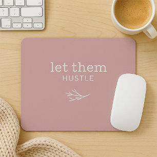 Laat ze de stoffige Mauve Motivatie Mousepad verwe Muismat