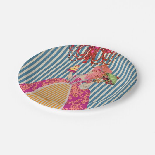 Laat ze de tepel eten (meer opties) - papieren bordje (Gekanteld)