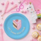 Laat ze een gleuf eten    papieren bordje (Feest)