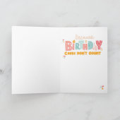 Laat ze een grappige Birthday-kaart eten Kaart (Binnen)