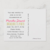 Laat ze eten - Briefkaart / Uitnodigingen (Achterkant)