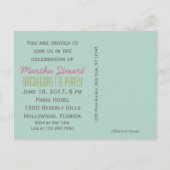 Laat ze eten - Briefkaart / Uitnodigingen (Achterkant)