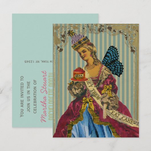 Laat ze eten - Briefkaart / uitnodigingen #14 (Voorkant / Achterkant)