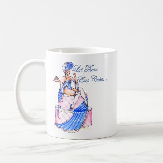 'Laat ze eten' dubbelzijdige Mok (Links)