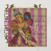 Laat ze eten ~ Invitaties Kaart (Voorkant / Achterkant)