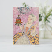 Laat ze eten ~ Invitaties / RSVP (Staand voorkant)