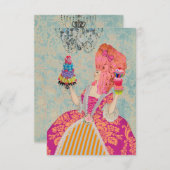 Laat ze eten. ~ Invitaties / RSVP #12 (Voorkant / Achterkant)