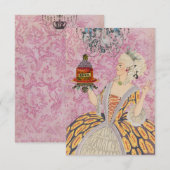 Laat ze eten ~ Invitaties / RSVP Kaartje (Voorkant / Achterkant)