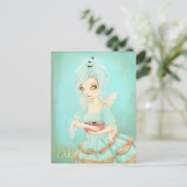 Laat ze eten - marie antoinette briefkaart (Staand voorkant)