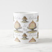 Laat ze Franse pasta's eten -  stijl Grote Koffiekop (Voorkant)