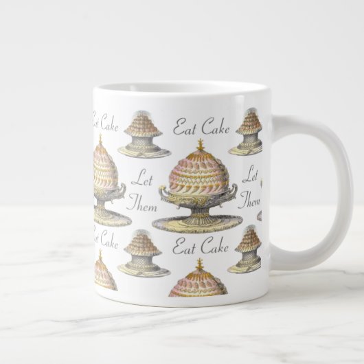 Laat ze Franse pasta's eten - stijl Grote Koffiekop (Rechts)