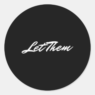 Laat ze het beste advies geven ronde sticker