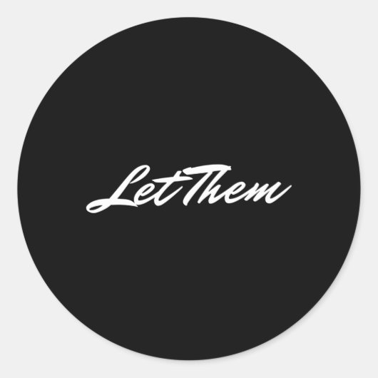 Laat ze het beste advies geven ronde sticker (Voorkant)