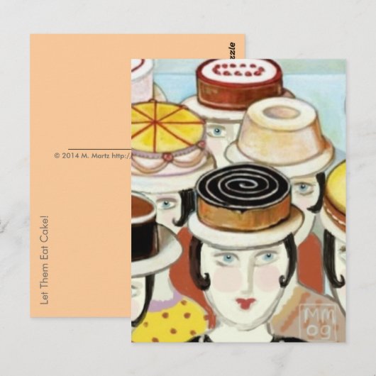 Laat ze het Briefkaart Draag (Voorkant / Achterkant)