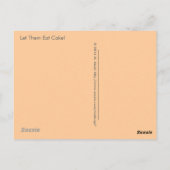 Laat ze het Briefkaart Draag (Achterkant)