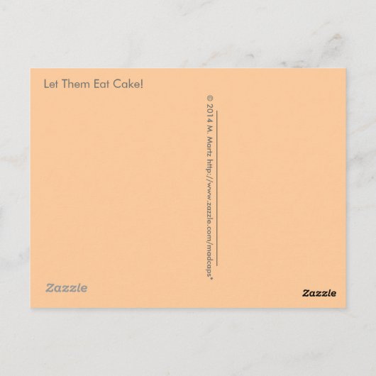 Laat ze het Briefkaart Draag (Achterkant)