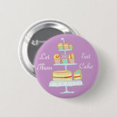Laat ze hun mond snoeren ronde button 5,7 cm (Voorkant /achterkant)