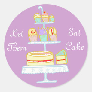 Laat ze hun mond snoeren ronde sticker