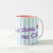 Laat ze hun mond snoeren tweekleurige koffiemok (Voorkant rechts)