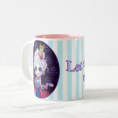 Laat ze hun mond snoeren tweekleurige koffiemok (Voorkant links)