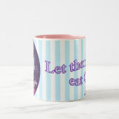 Laat ze hun mond snoeren tweekleurige koffiemok (Center)